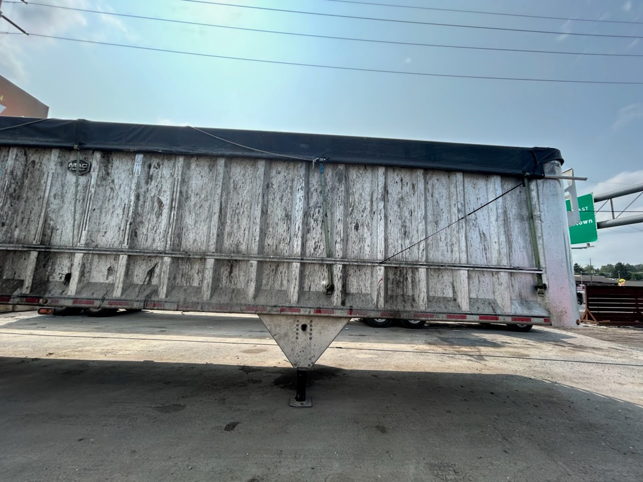 Before commercial fleet cleaning