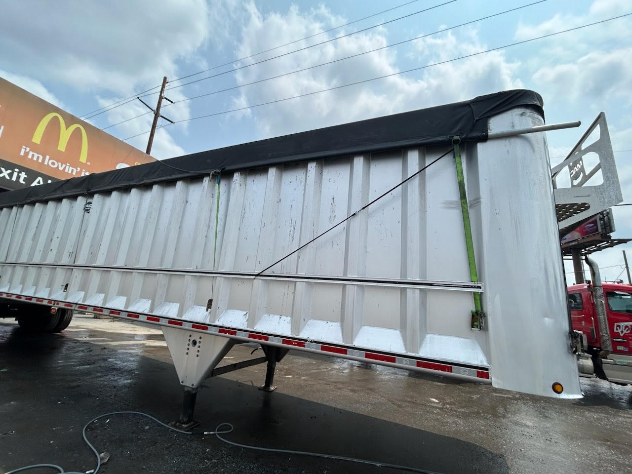 After commercial fleet cleaning