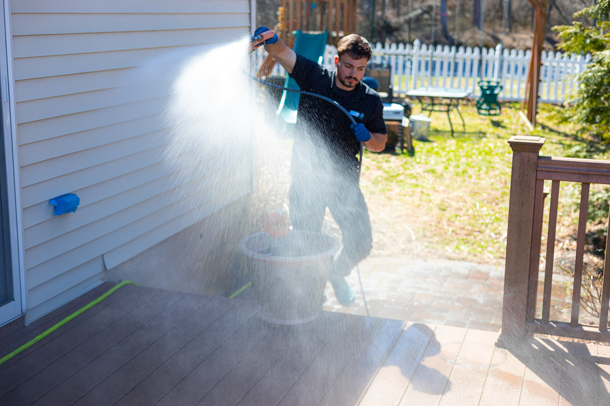 Pressure washing in Lancaster County, PA